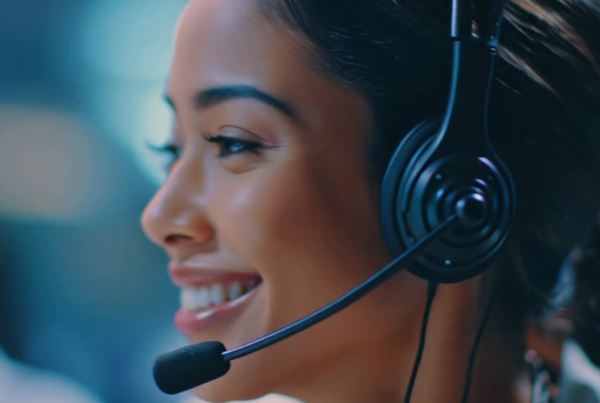 Estudiantes del colegio Palcam utilizando tecnología en el aula con soporte de Sosmatic